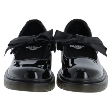Dr. Martens Maccy Ii J 21776001 School Shoes – Black Patent – Girls School Shoes - Crep Direct UK