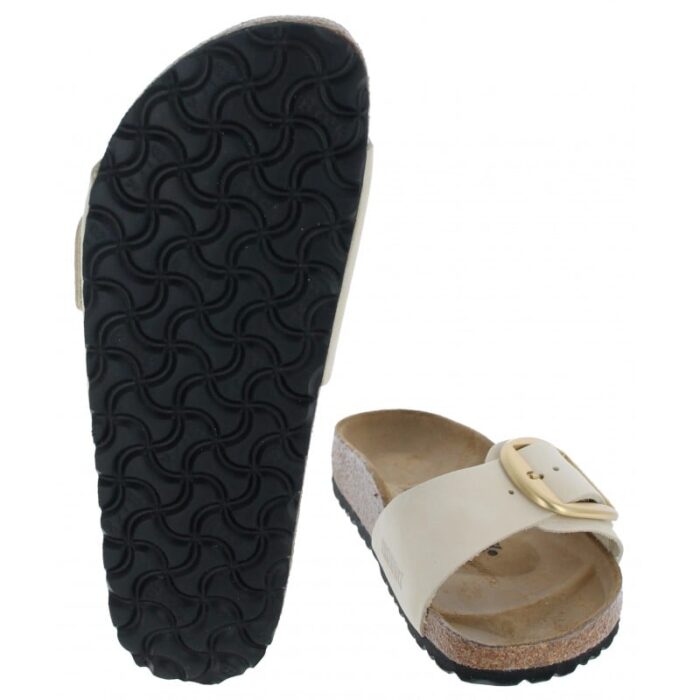 Birkenstock Madrid Big Buckle 1026604 Sandals – Ecru Birkoflor – Womens Sandals, Sliders & Toe Posts - Crep Direct UK
