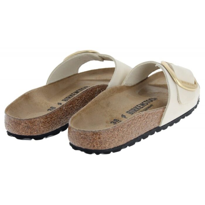 Birkenstock Madrid Big Buckle 1026604 Sandals – Ecru Birkoflor – Womens Sandals, Sliders & Toe Posts - Crep Direct UK