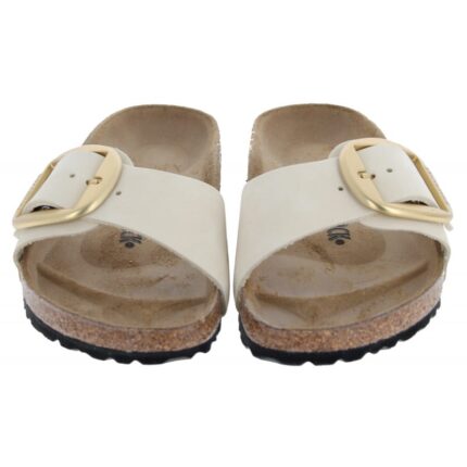 Birkenstock Madrid Big Buckle 1026604 Sandals – Ecru Birkoflor – Womens Sandals, Sliders & Toe Posts - Crep Direct UK