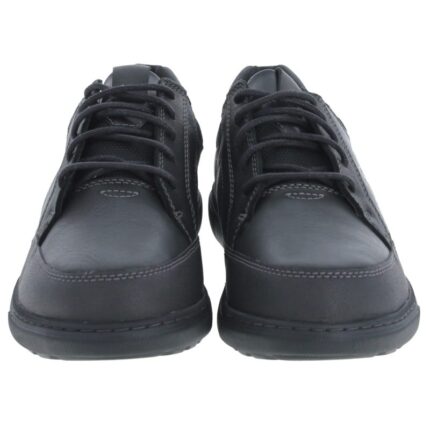 Clarks Mapstone Lo Gore-Tex Shoes – Black Leather – Mens Shoes - Crep Direct UK