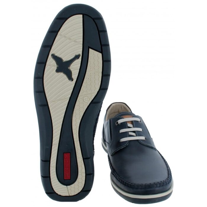 Pikolinos Marbella M9A-4118 Shoes – Blue Leather – Mens Shoes - Crep Direct UK