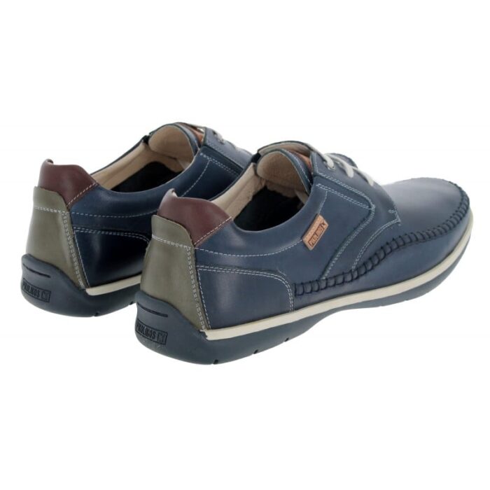 Pikolinos Marbella M9A-4118 Shoes – Blue Leather – Mens Shoes - Crep Direct UK