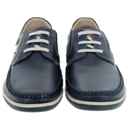 Pikolinos Marbella M9A-4118 Shoes – Blue Leather – Mens Shoes - Crep Direct UK