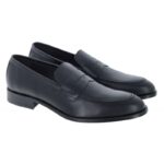The Golden Boot Golden Boot Marco 4520 Loafers – Black Leather – Mens Wedding Shoes - Crep Direct UK