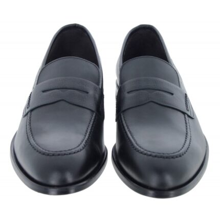 The Golden Boot Golden Boot Marco 4520 Loafers – Black Leather – Mens Wedding Shoes - Crep Direct UK