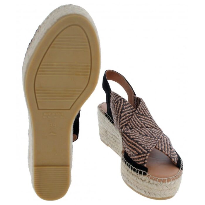 Toni Pons Masai Espadrille Sandals – Black – Womens Sandals, Sliders & Toe Posts - Crep Direct UK