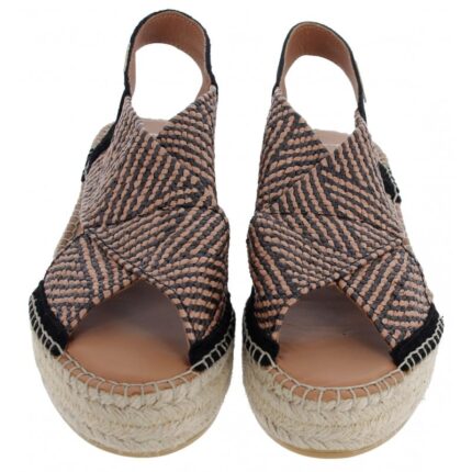 Toni Pons Masai Espadrille Sandals – Black – Womens Espadrilles - Crep Direct UK