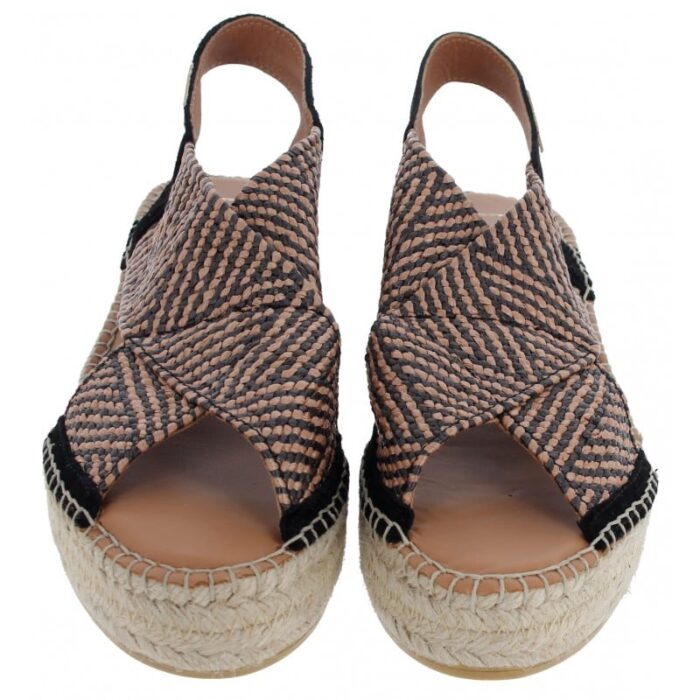 Toni Pons Masai Espadrille Sandals – Black – Womens Sandals, Sliders & Toe Posts - Crep Direct UK