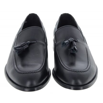 The Golden Boot Golden Boot Massimo 4515 Loafers – Black Leather – Mens Wedding Shoes - Crep Direct UK