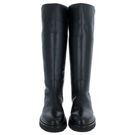 Gabor Match 51.859 Long Boots – Black Leather – Womens Boots - Crep Direct UK