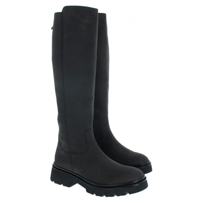 Gabor Match 31.859 Long Boots – Pepper Nubuck – Womens Boots - Crep Direct UK