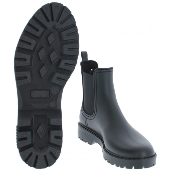 Verbenas Gaudi Mate Rain Boots – Black – Womens Wellingtons - Crep Direct UK