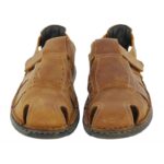 Josef Seibel Maverick 01 Closed Toe Sandals – Castagne Leather – Mens Sandals, Sliders & Toe Posts - Crep Direct UK
