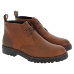 Barbour Maxwell Chukka Boots MFO0770 – Teak leather – Mens Boots - Crep Direct UK