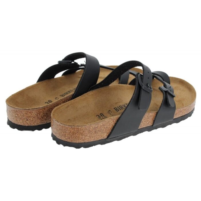 Birkenstock Mayari Thong Sandals – Black Birko-Flor – Womens Sandals, Sliders & Toe Posts - Crep Direct UK