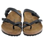 Birkenstock Mayari Thong Sandals – Black Birko-Flor – Womens Sandals, Sliders & Toe Posts - Crep Direct UK