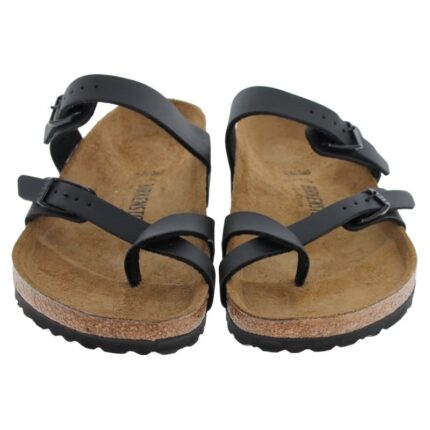 Birkenstock Mayari Thong Sandals – Black Birko-Flor – Womens Sandals, Sliders & Toe Posts - Crep Direct UK