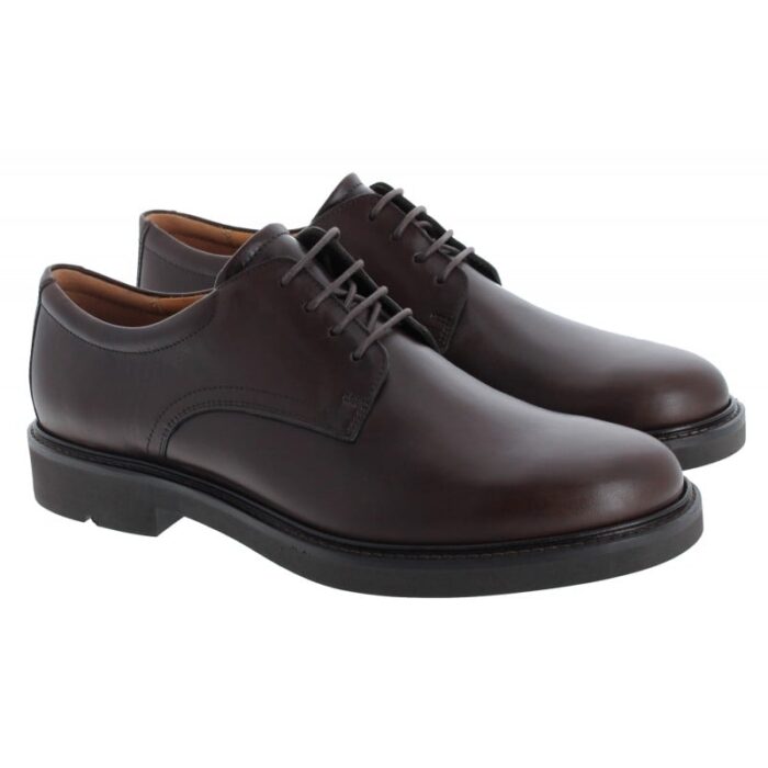 Ecco Metropole London 525604 Shoes – Cocoa Leather – Mens Shoes - Crep Direct UK