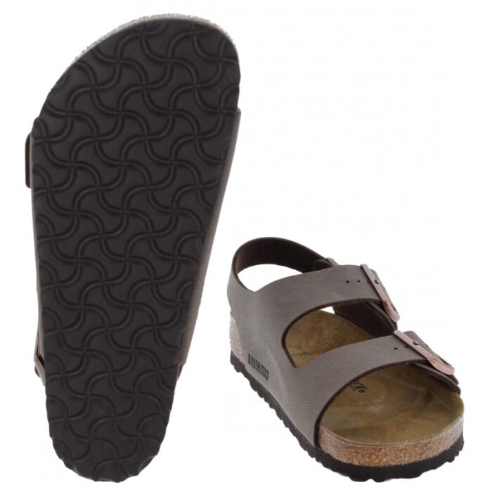 Birkenstock Milano 634501 Sandals – Mocha Birko- Flor Nubuck – Womens Sandals, Sliders & Toe Posts - Crep Direct UK