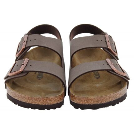 Birkenstock Milano 634501 Sandals – Mocha Birko- Flor Nubuck – Womens Sandals, Sliders & Toe Posts - Crep Direct UK