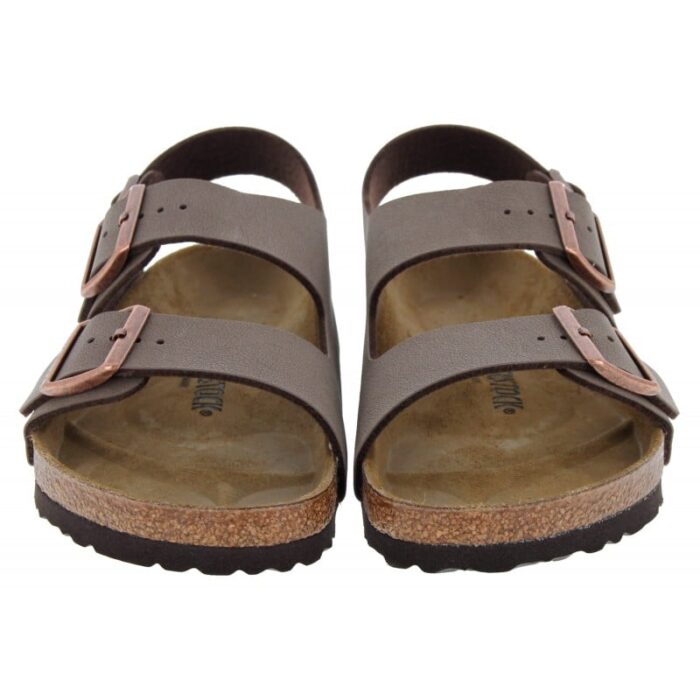 Birkenstock Milano 634501 Sandals – Mocha Birko- Flor Nubuck – Womens Sandals, Sliders & Toe Posts - Crep Direct UK