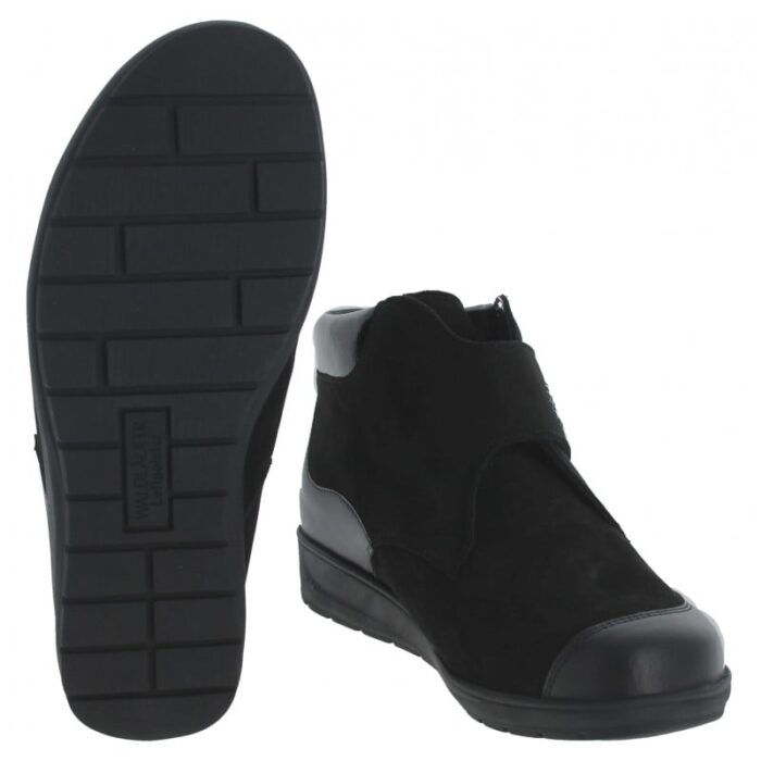 Waldlaufer Mimi 812815 Ankle Boots – Black Nubuck – Womens Boots - Crep Direct UK