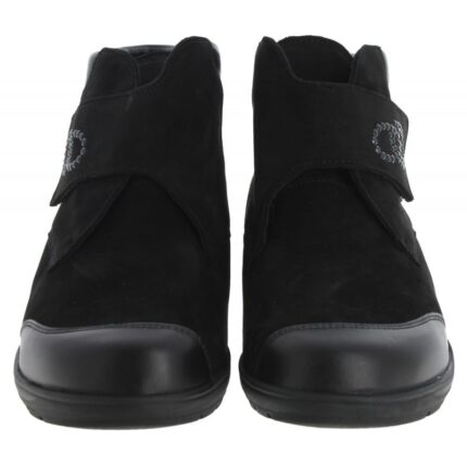 Waldlaufer Mimi 812815 Ankle Boots – Black Nubuck – Womens Boots - Crep Direct UK