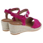 Gabor Monica 62.710 Sandals – Pink Suede – Womens Sandals, Sliders & Toe Posts - Crep Direct UK