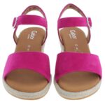 Gabor Monica 62.710 Sandals – Pink Suede – Womens Sandals, Sliders & Toe Posts - Crep Direct UK