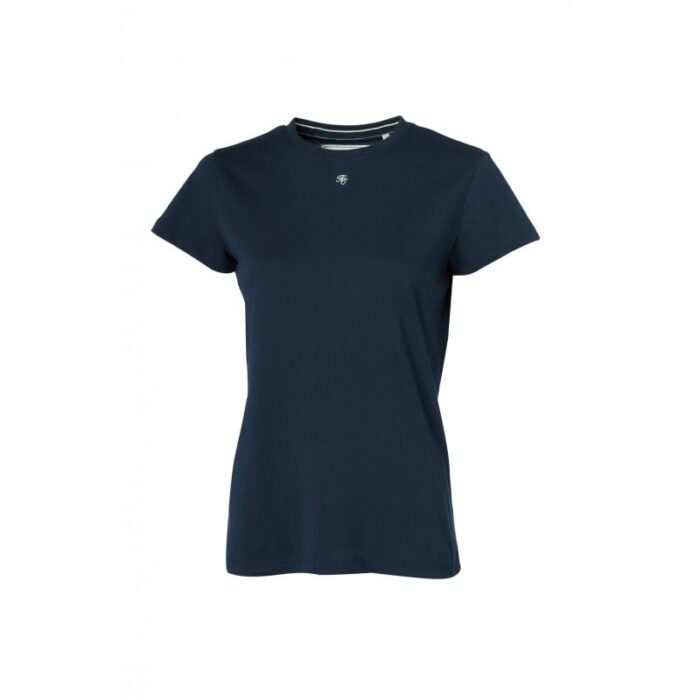 Holland Cooper Monogram Tee – Ink Navy Cotton – Ladies Clothing - Crep Direct UK