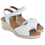 Gabor Moon 62.712 Sandals – White Leather – Womens Sandals, Sliders & Toe Posts - Crep Direct UK