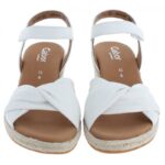 Gabor Moon 62.712 Sandals – White Leather – Womens Sandals, Sliders & Toe Posts - Crep Direct UK
