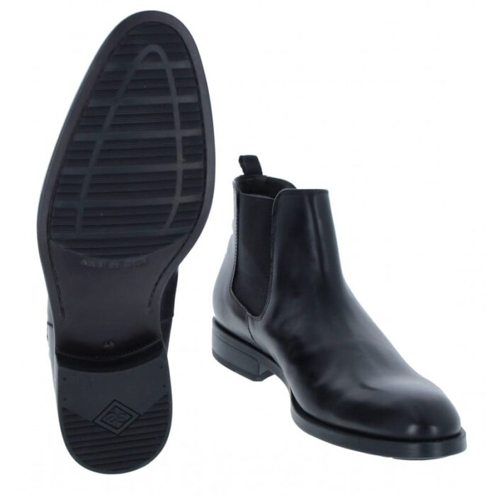The Golden Boot Golden Boot Morant 2805 Boots – Black Leather – Mens Boots - Crep Direct UK