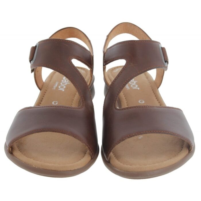 Gabor Mostic 66.063 Sandals – Peanut Leather – Womens Sandals, Sliders & Toe Posts - Crep Direct UK