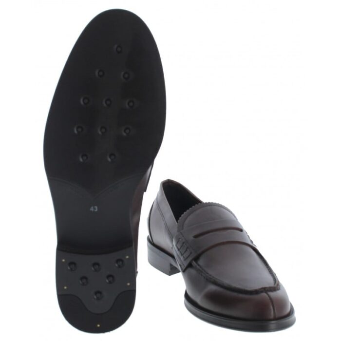 The Golden Boot Golden Boot Fernando 1703 Loafer – Marron Leather – Mens Shoes - Crep Direct UK