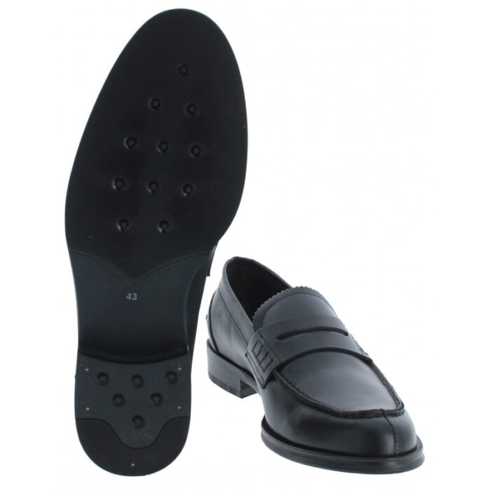 The Golden Boot Golden Boot Fernando 1703 Loafer – Black Leather – Mens Shoes - Crep Direct UK