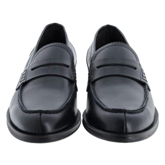 The Golden Boot Golden Boot Fernando 1703 Loafer – Black Leather – Mens Shoes - Crep Direct UK