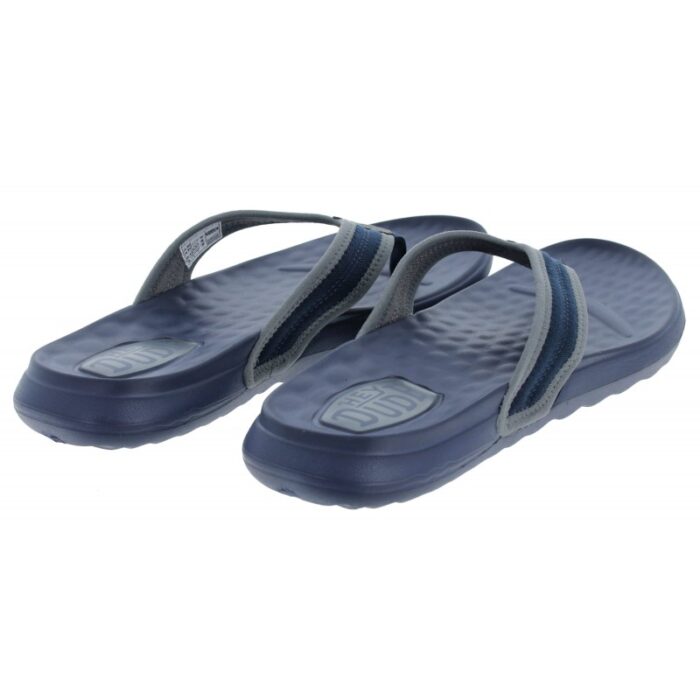 Hey Dude Myers Flip Sport Mode 40713 – Navy/Navy – Mens Sandals, Sliders & Toe Posts - Crep Direct UK