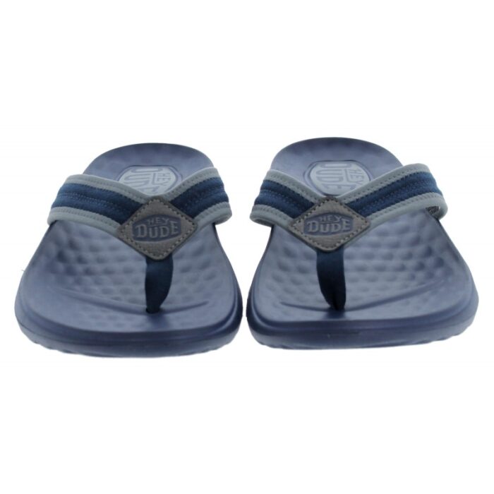 Hey Dude Myers Flip Sport Mode 40713 – Navy/Navy – Mens Sandals, Sliders & Toe Posts - Crep Direct UK