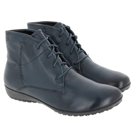 Josef Seibel Naly 09 79709 Lace-Up Ankle Boots – Ocean Leather – Womens Boots - Crep Direct UK