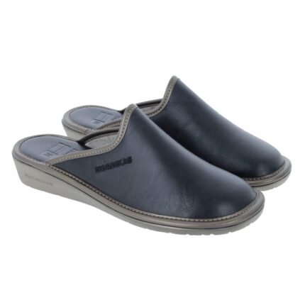Nordikas Naomi 347-0/8 Mule Slippers – Black Leather – Womens Slippers - Crep Direct UK Nordikas Naomi 347-0/8 Mule Slippers – Black Leather – Womens Slippers - Crep Direct UK