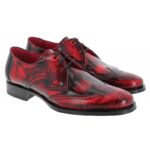 Jeffery West Nico K881 Shoes – Red College Leather – Mens Wedding Shoes - Crep Direct UK