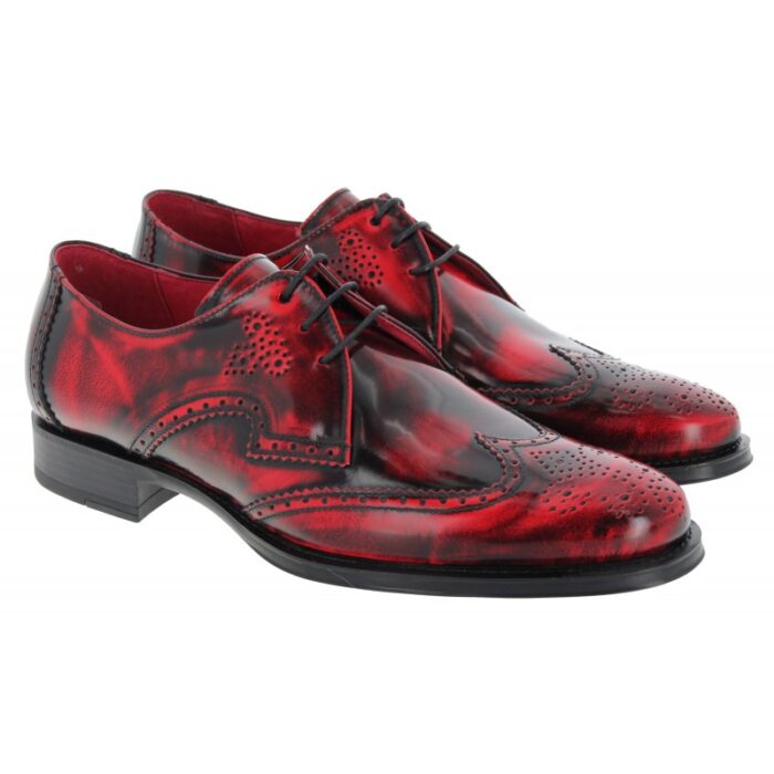 Jeffery West Nico K881 Shoes – Red College Leather – Mens Wedding Shoes - Crep Direct UK