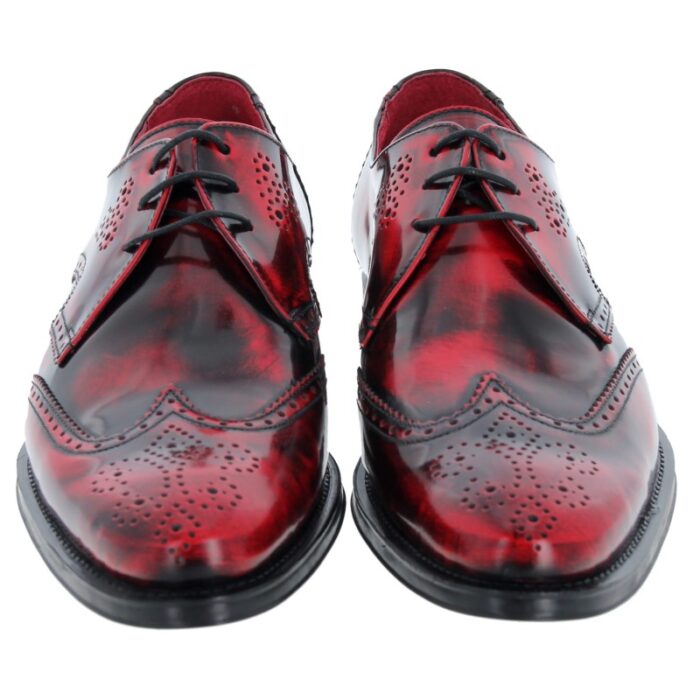 Jeffery West Nico K881 Shoes – Red College Leather – Mens Wedding Shoes - Crep Direct UK