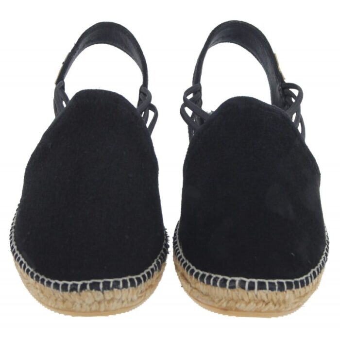 Toni Pons Nuria Espadrilles – Black Suede – Womens Espadrilles - Crep Direct UK