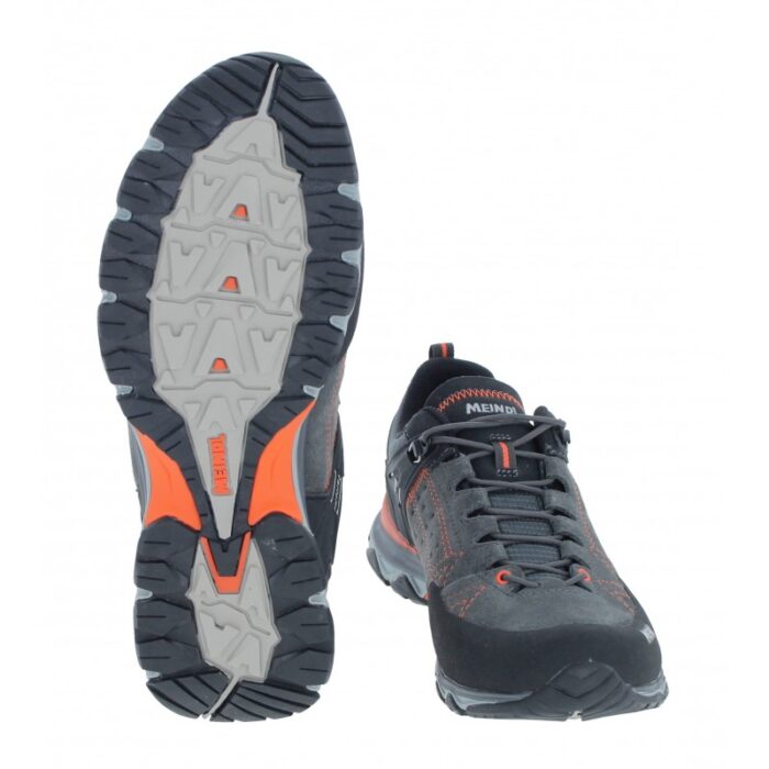 Meindl Ontario GTX 3938 Walking Shoes – Schwarz/Orange – Mens Shoes - Crep Direct UK