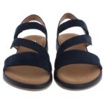 Gabor Oporto 62.733 Flat Sandals – Blue Nubuck – Womens Sandals, Sliders & Toe Posts - Crep Direct UK
