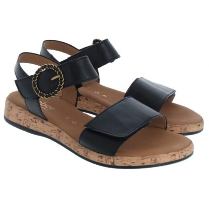 Gabor Opton 62.734 Flat Sandals – Black Leather – Womens Sandals, Sliders & Toe Posts - Crep Direct UK Gabor Opton 62.734 Flat Sandals – Black Leather – Womens Sandals, Sliders & Toe Posts - Crep Direct UK