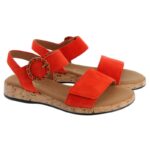 Gabor Opton 62.734 Sandals – Pumpkin Suede – Womens Sandals, Sliders & Toe Posts - Crep Direct UK